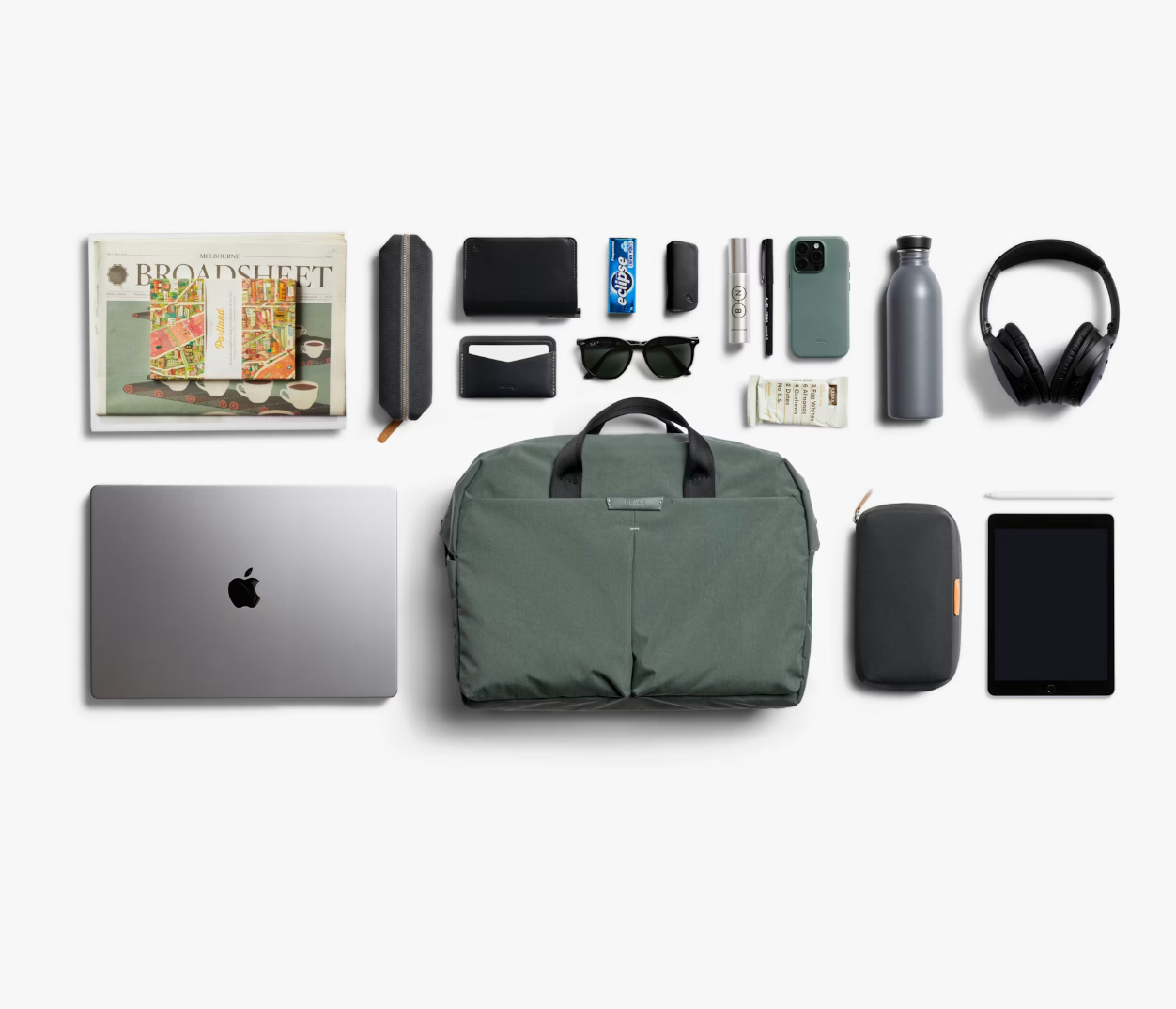 Bellroy Tokyo Work Bag -Everglade - Stencil