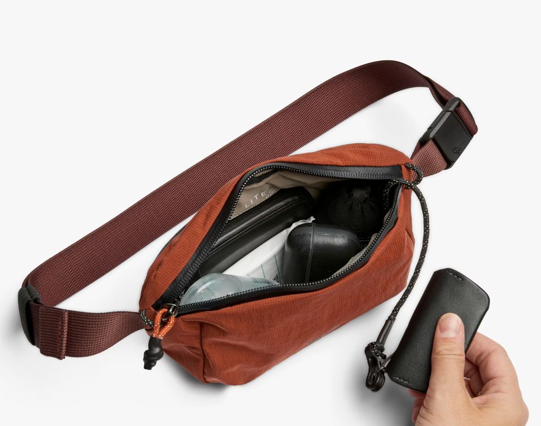 Bellroy Lite Belt Bag - Clay - Stencil