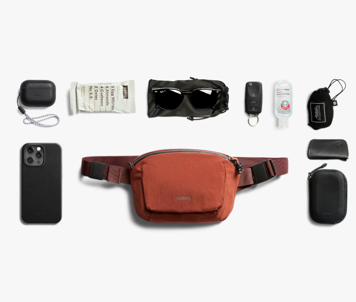 Bellroy Lite Belt Bag - Clay - Stencil