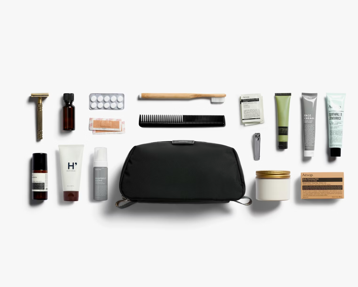Bellroy Toiletry Kit Plus - Black - Stencil