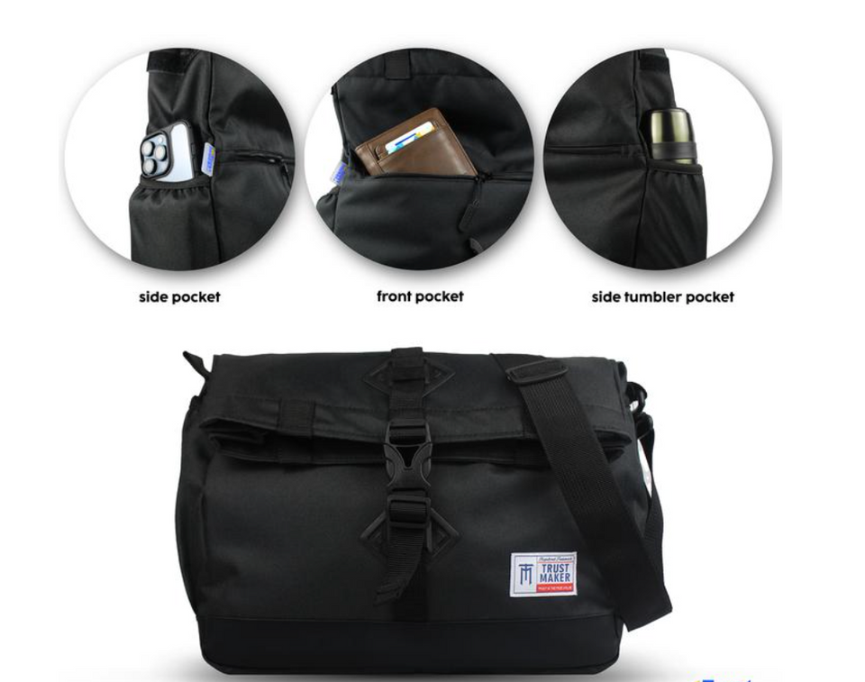 Trustmaker Travor Tote Bag - Onyx Black