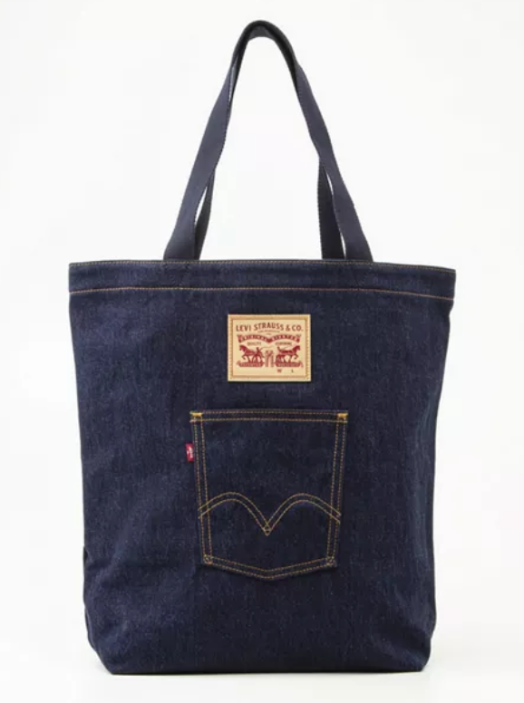 Levi's Front Pocket Tote - Indigo Rinse - Stencil