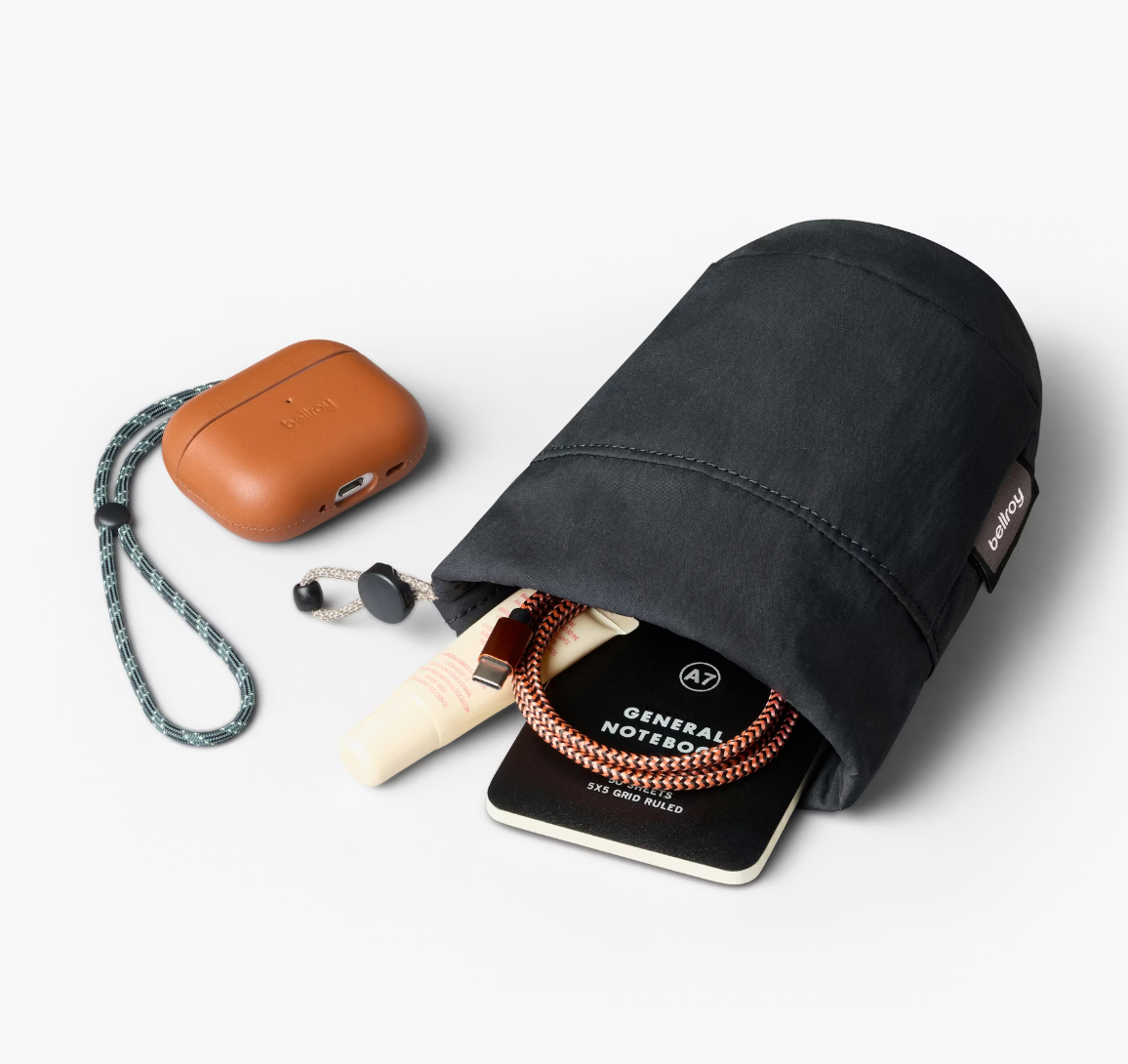 Bellroy Cinch Pouch - Black - Stencil