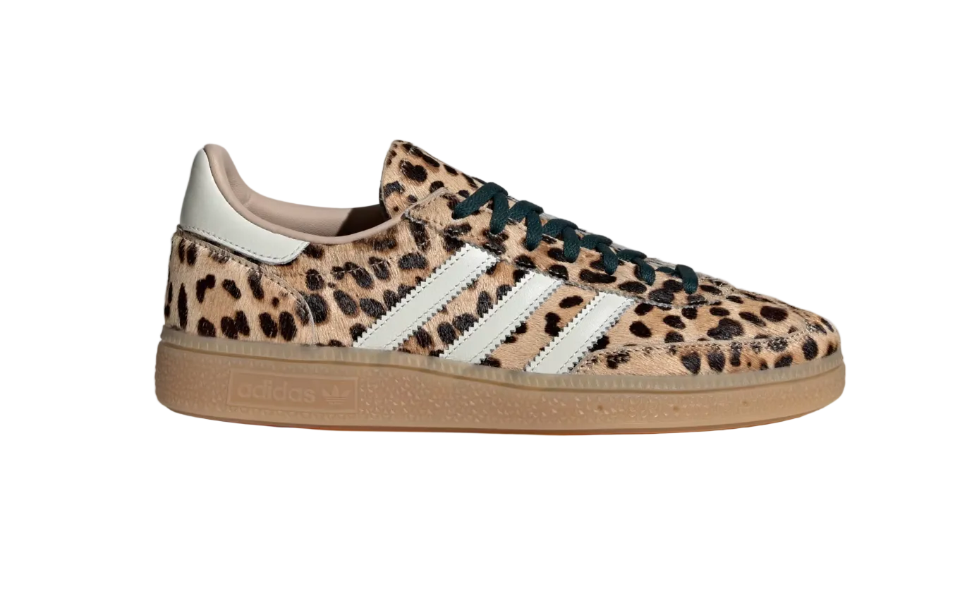 Adidas Womens Handball Spezial Leopard Magic Beige / Ivory - Stencil