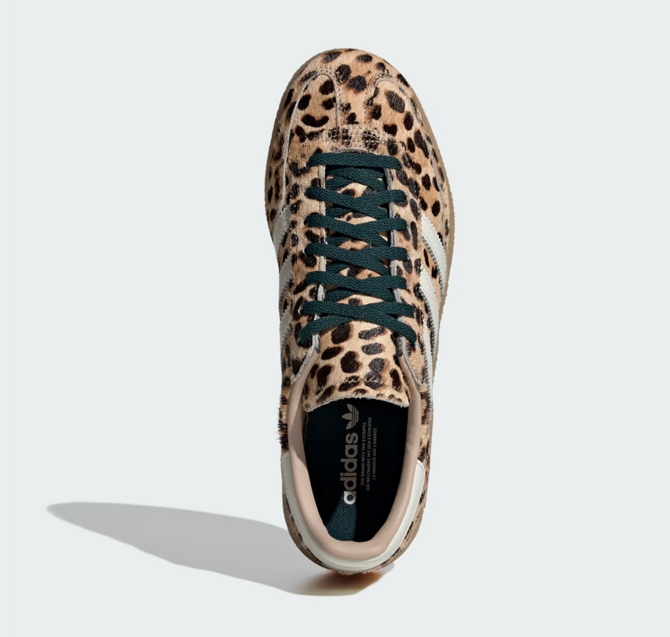 Adidas Womens Handball Spezial Leopard Magic Beige / Ivory - Stencil