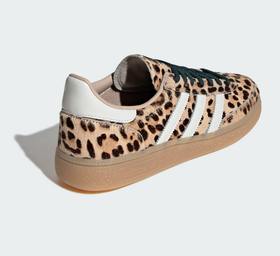 Adidas Womens Handball Spezial Leopard Magic Beige / Ivory - Stencil