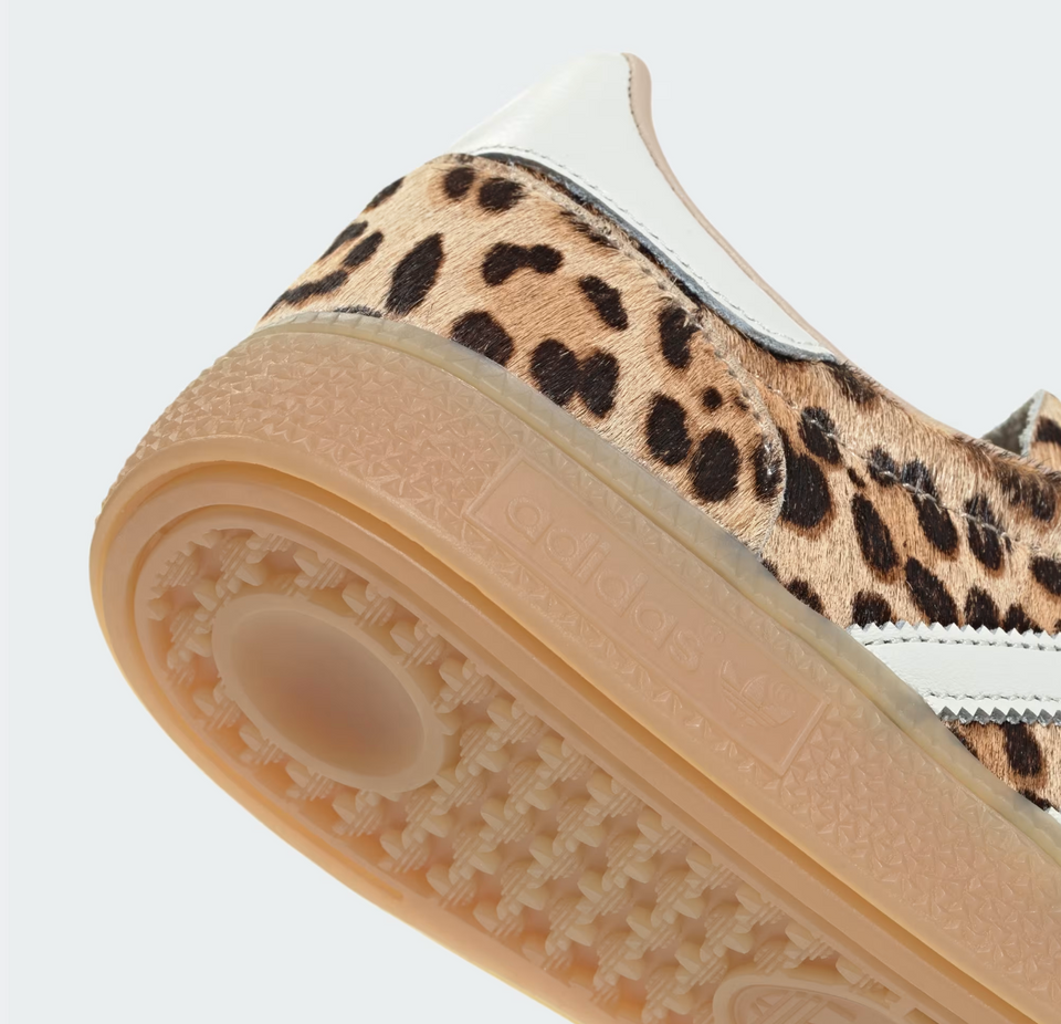 Adidas Womens Handball Spezial Leopard Magic Beige / Ivory - Stencil