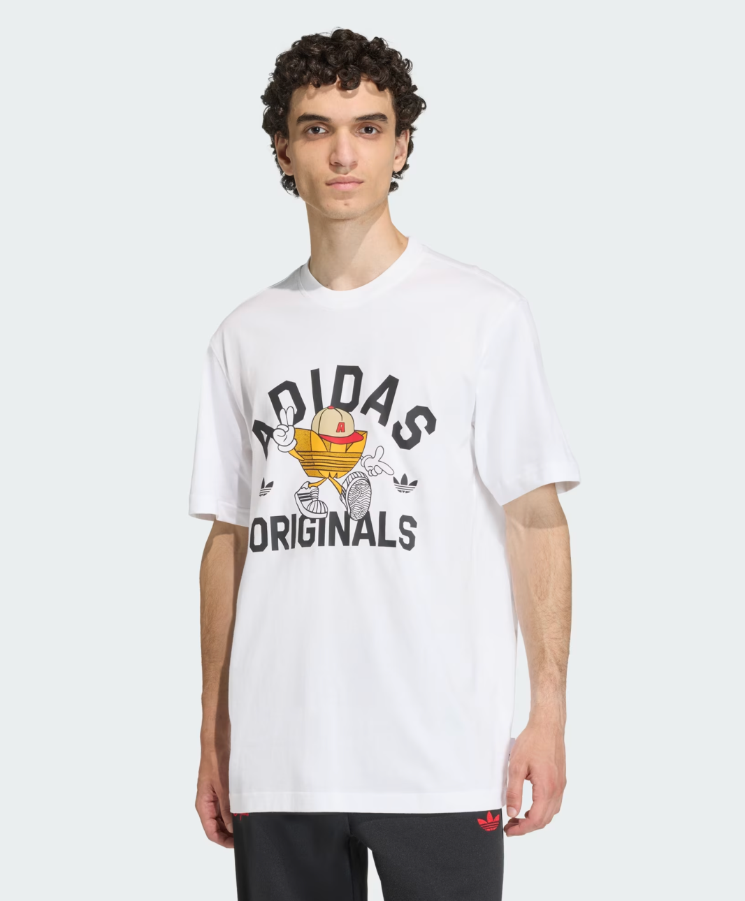 Adidas Trefoil Series Character T-Shirt - White - Stencil