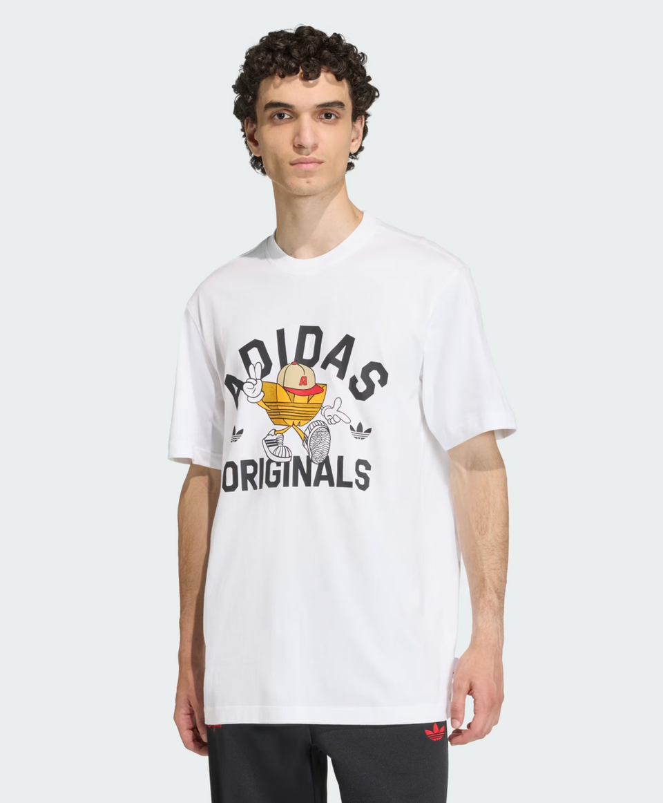 Adidas Trefoil Series Character T-Shirt - White - Stencil
