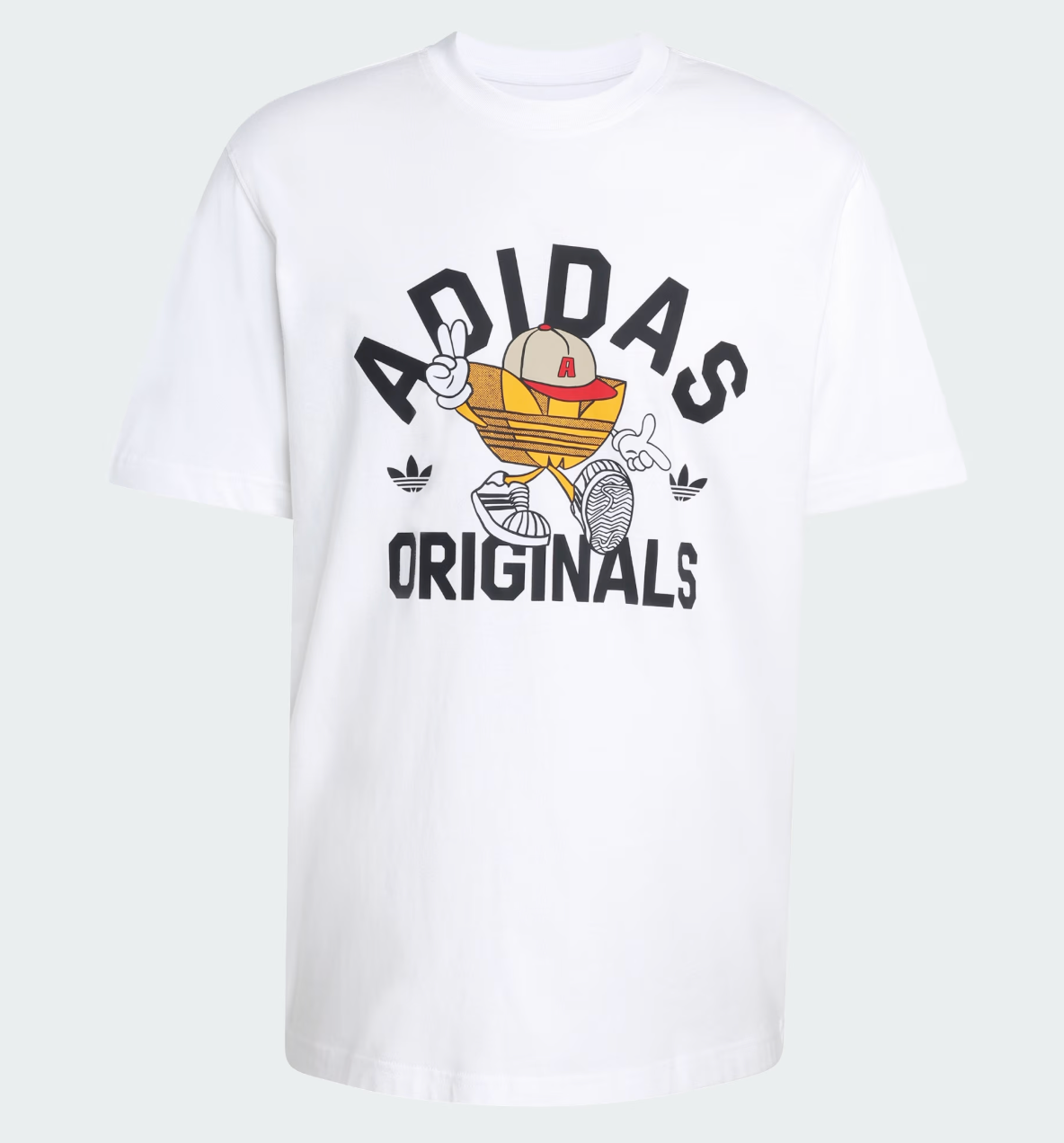 Adidas Trefoil Series Character T-Shirt - White - Stencil