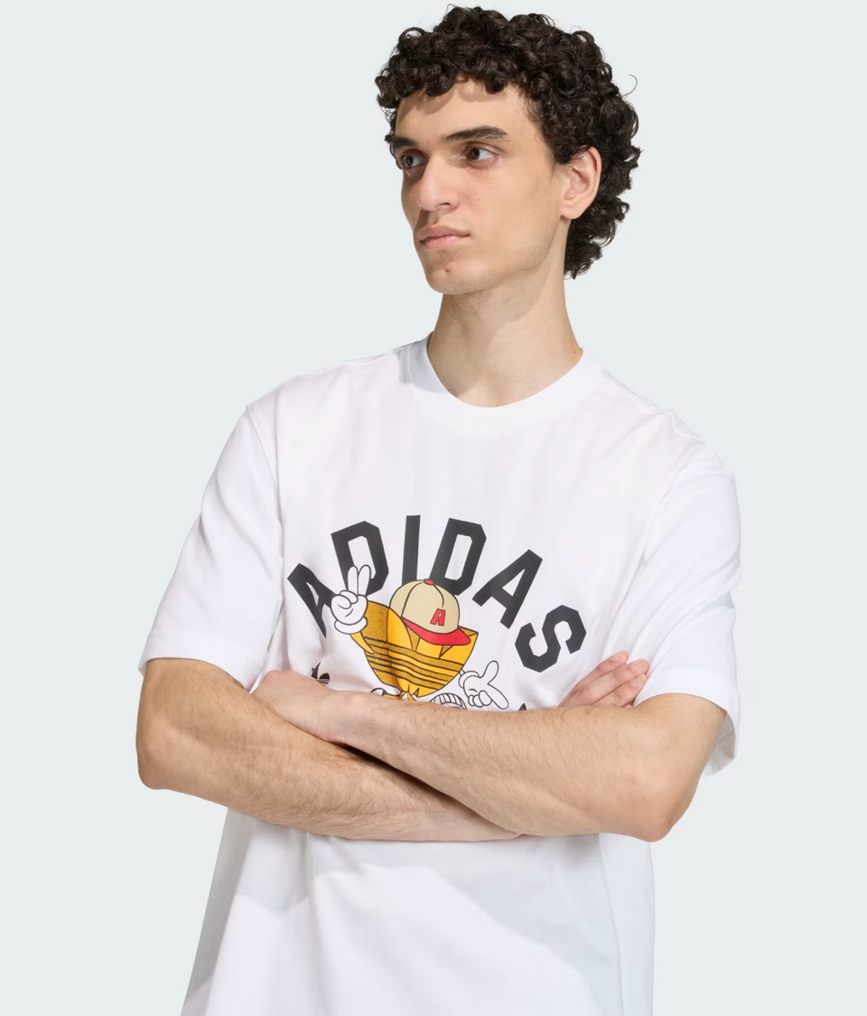 Adidas Trefoil Series Character T-Shirt - White - Stencil