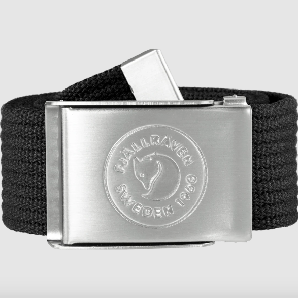 Fjallraven 1960 Logo Belt - 550 Black - Stencil
