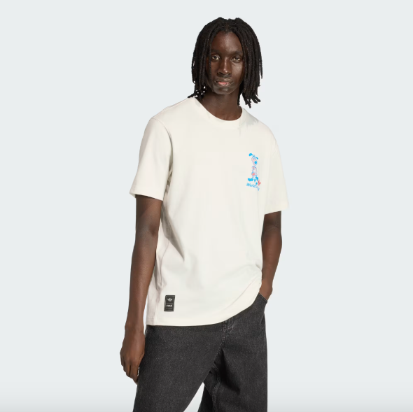Adidas FIFA World Cup 26 Striker Mascot T-Shirt - Cloud White - Stencil