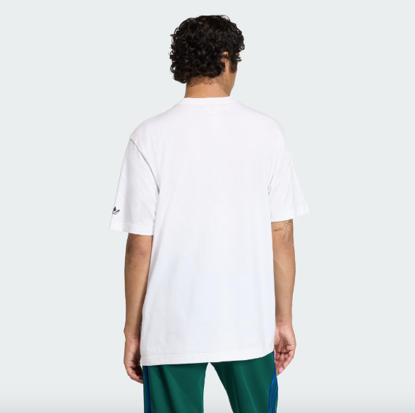 Adidas GFX Tee Varsity - White - Stencil