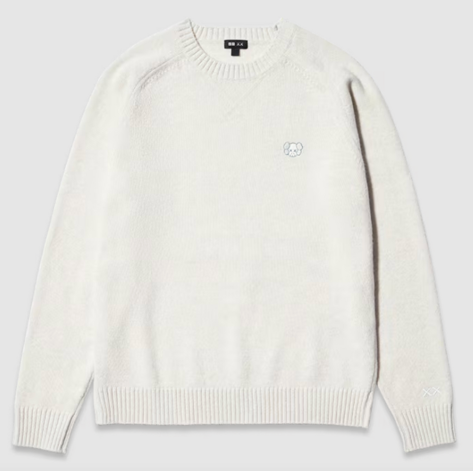Uniqlo - KAWS Lambswool Sweater - Off White - Stencil