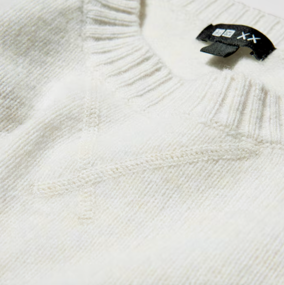 Uniqlo - KAWS Lambswool Sweater - Off White - Stencil