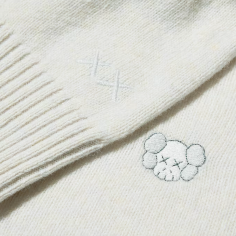 Uniqlo - KAWS Lambswool Sweater - Off White - Stencil