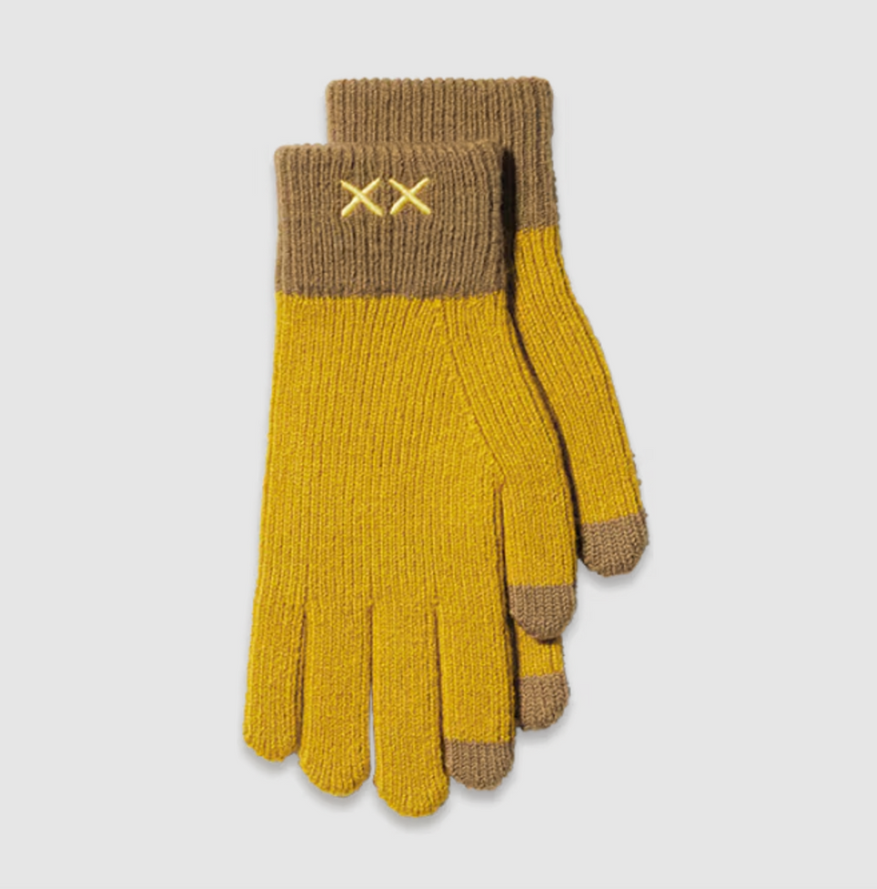 Uniqlo - KAWS Knitted Gloves - Yellow