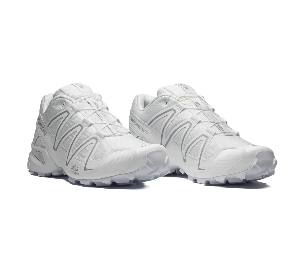 Salomon Speedcross 3 White/Ftw Silver/White - Stencil