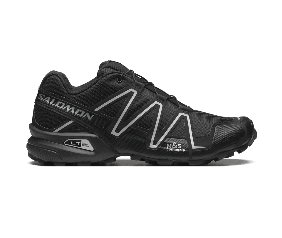 Salomon Speedcross 3 - Black/Ftw Silver/Black - Stencil