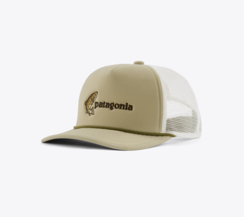 Patagonia Broadcaster Hat - Fish Jump: Weathered Stone - Stencil