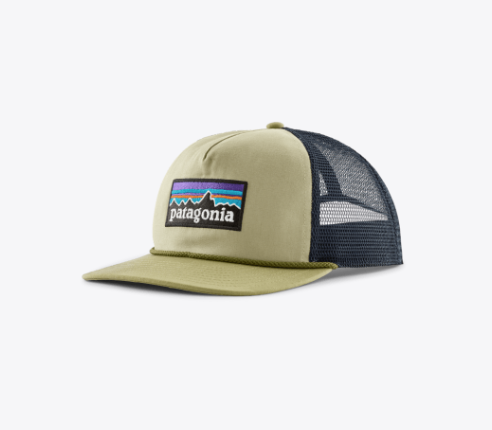 Patagonia Airfarer Cap - P-6 Logo: Weathered Stone - Stencil