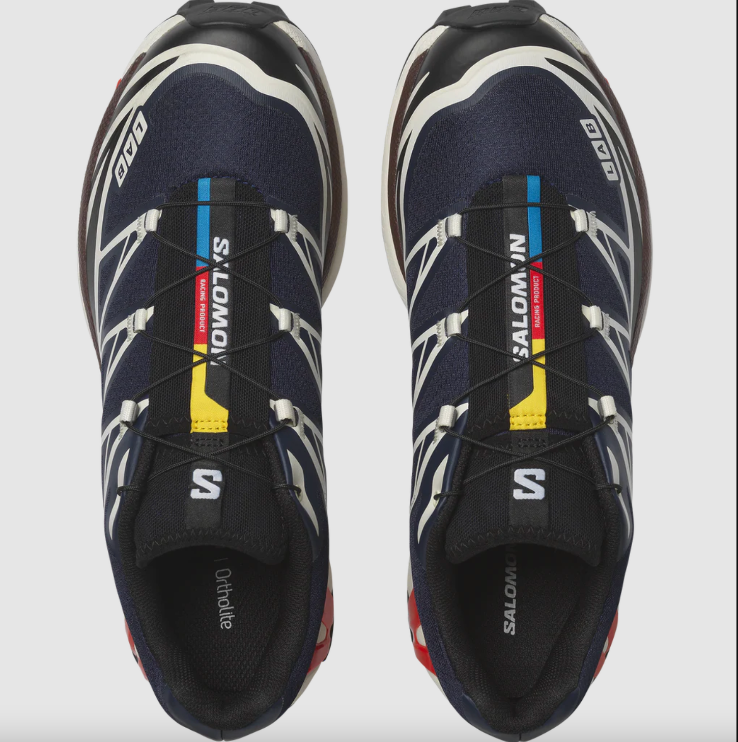 Salomon XT-6 - Maritime Blue / Black / Fiery Red - Stencil