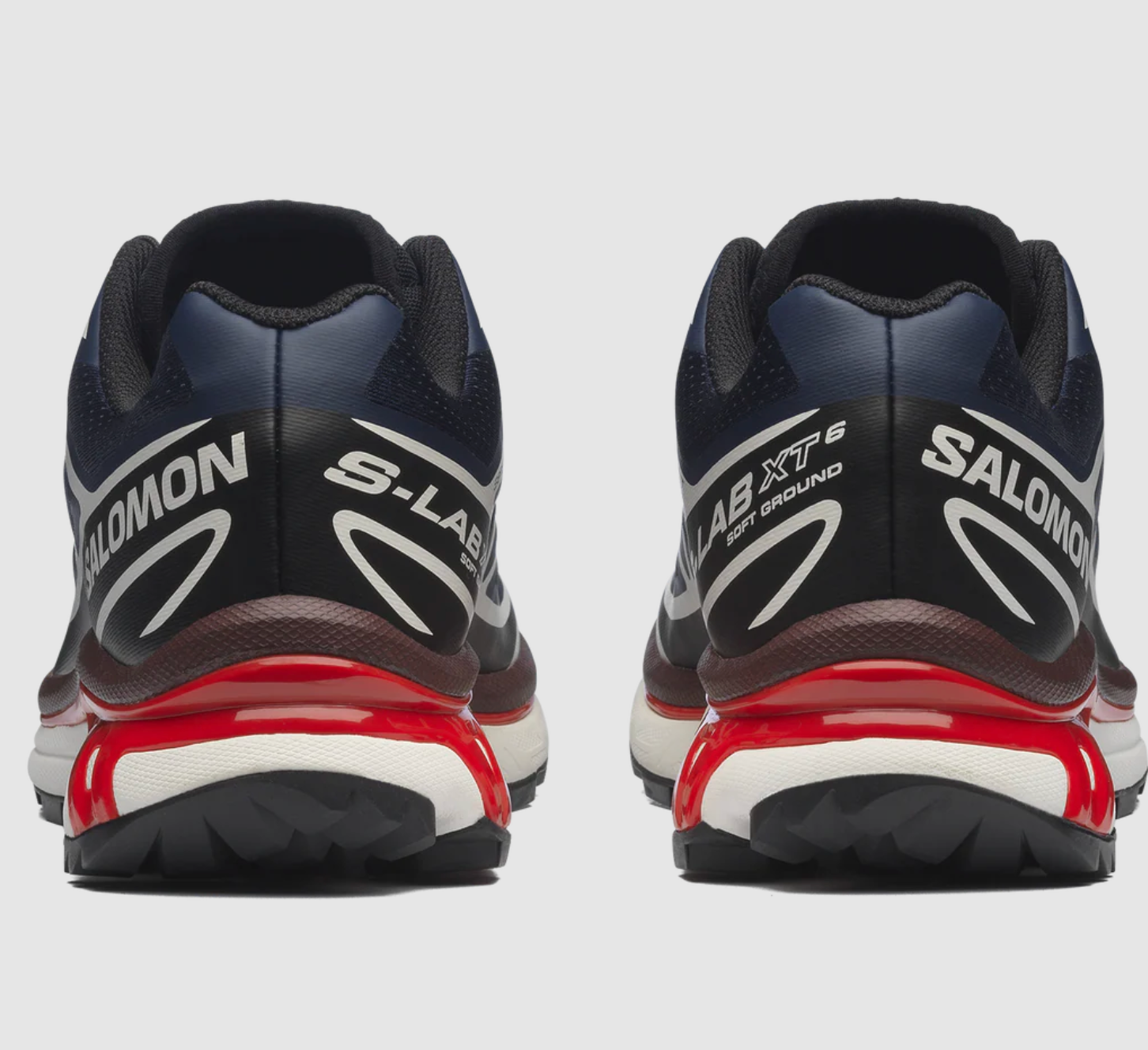 Salomon XT-6 - Maritime Blue / Black / Fiery Red - Stencil