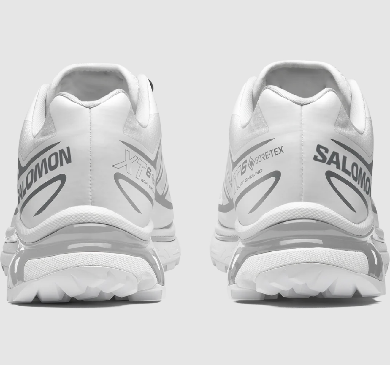Salomon XT-6 GTX - White / White / FTW Silver - Stencil