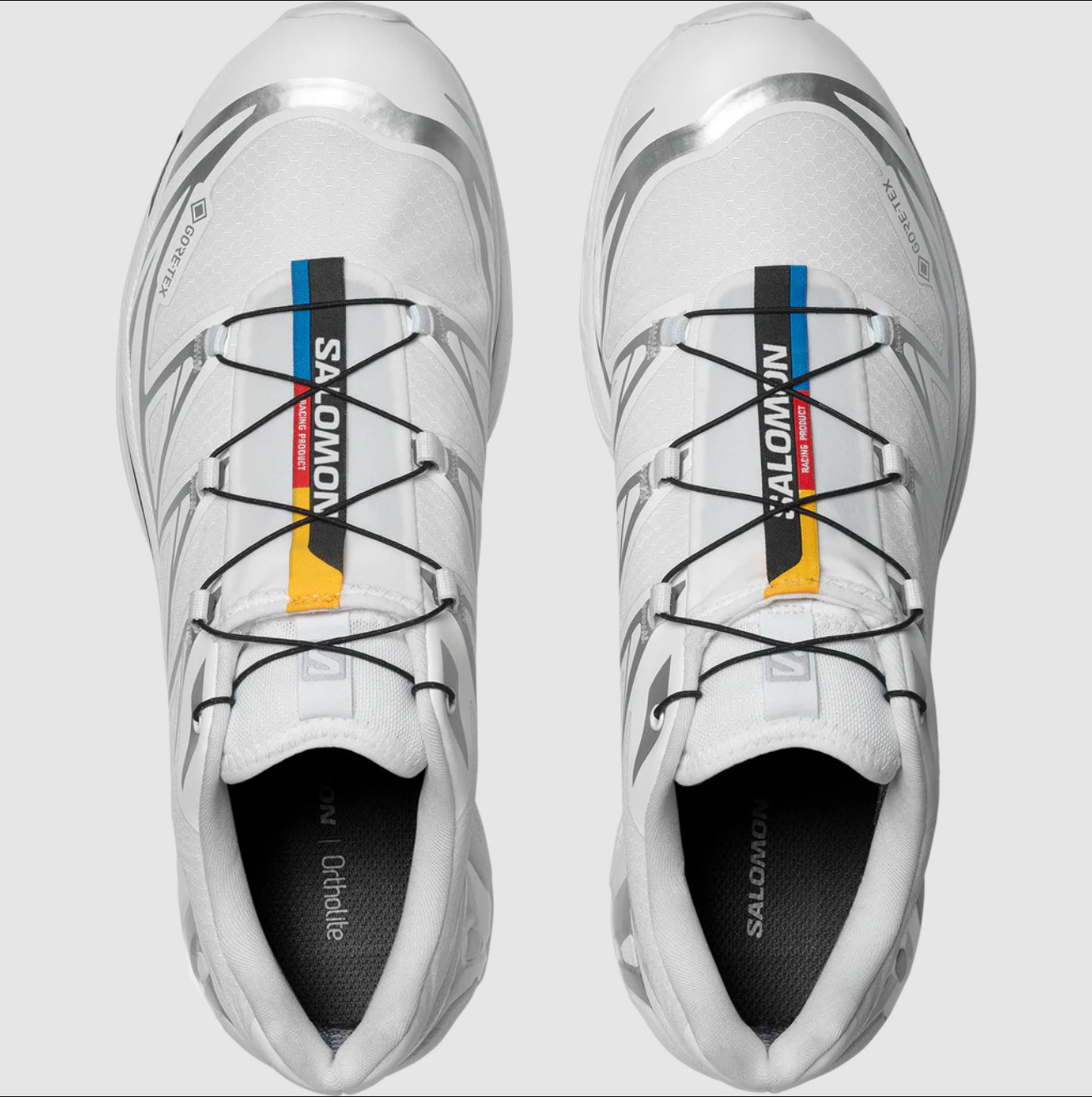 Salomon XT-6 GTX - White / White / FTW Silver - Stencil