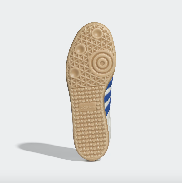 Adidas Samba OG - Cloud White / Blue / Gum - Stencil