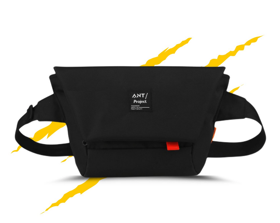 Ant Project Alpha Shoulder Bag - Black