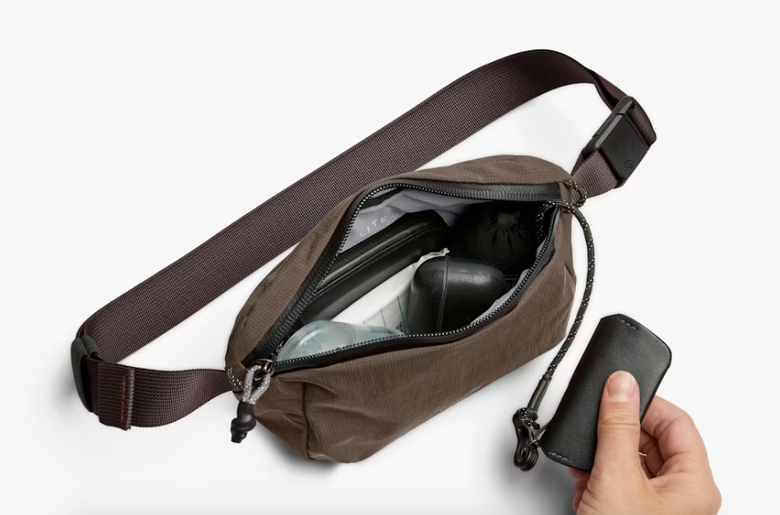Bellroy Lite Belt Bag - River Rock - Stencil