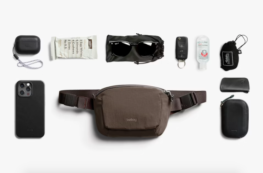 Bellroy Lite Belt Bag - River Rock - Stencil