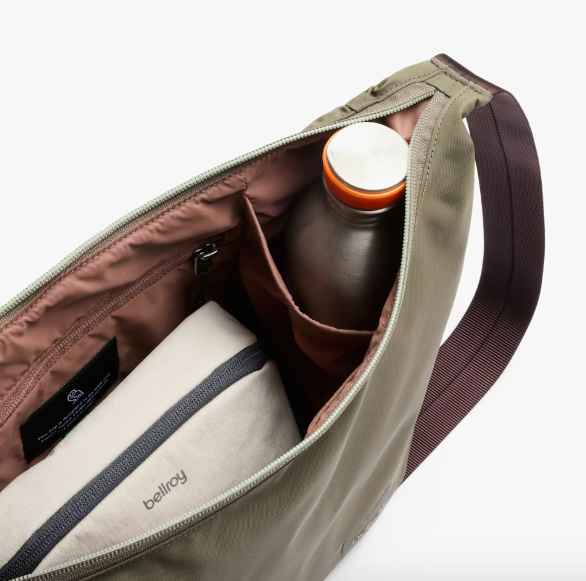 Bellroy Laneway Crescent Bag 7L - Sea Kelp - Stencil