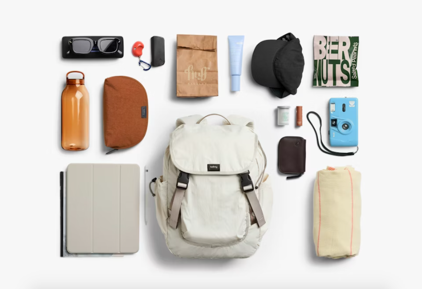 Bellroy Cinch Backpack 20L - Oat - Stencil