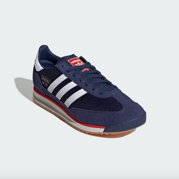 Adidas SL 72 RS - Dark Blue / Cloud White / Red - Stencil