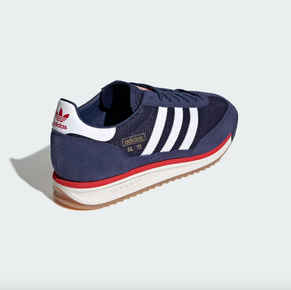 Adidas SL 72 RS - Dark Blue / Cloud White / Red - Stencil