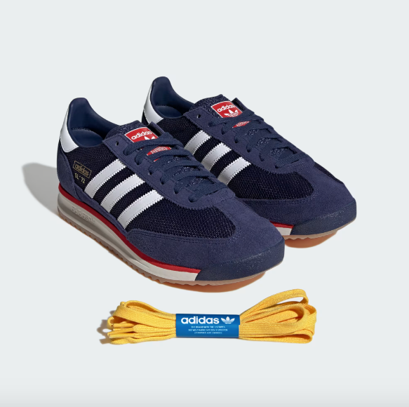 Adidas SL 72 RS - Dark Blue / Cloud White / Red - Stencil