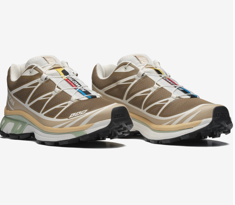 Salomon XT-6 - Coyote Brown / Safari / Sahara Sun - Stencil