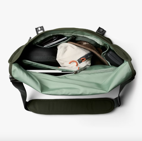 Bellroy Classic Messenger - Olive - Stencil