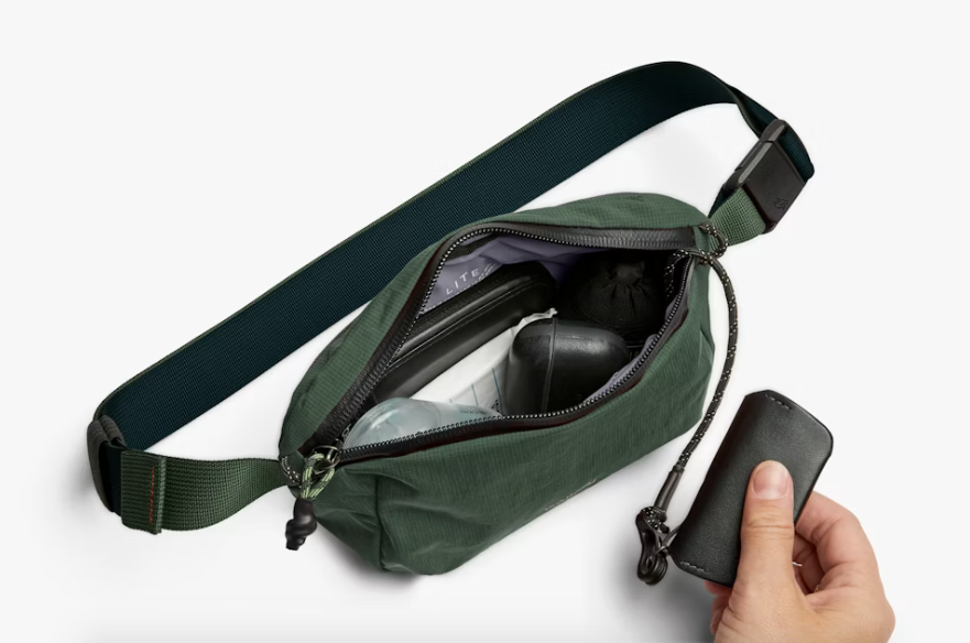 Bellroy Lite Belt Bag - Spruce - Stencil