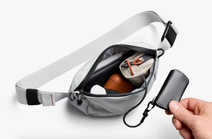 Bellroy Lite Belt Bag - Fog - Stencil