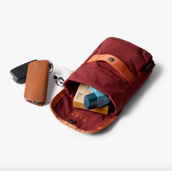 Bellroy Cinch Pocket - Crimson - Stencil