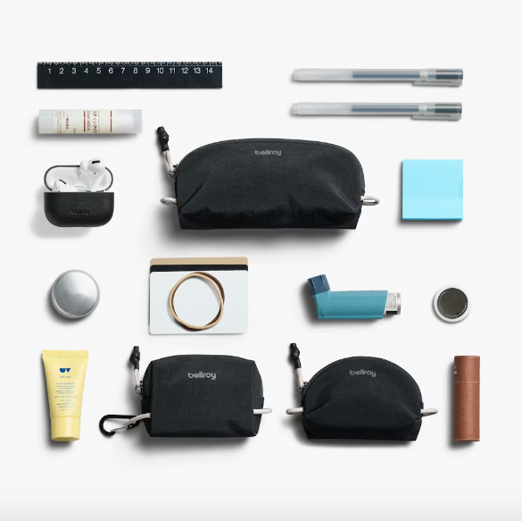Bellroy Lite Pocket Trio - Black - Stencil