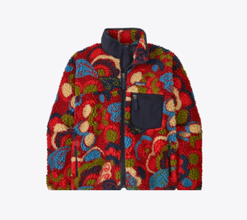 Patagonia Women's Classic Retro-X® Fleece Jacket - River River: Amanita Red - Stencil