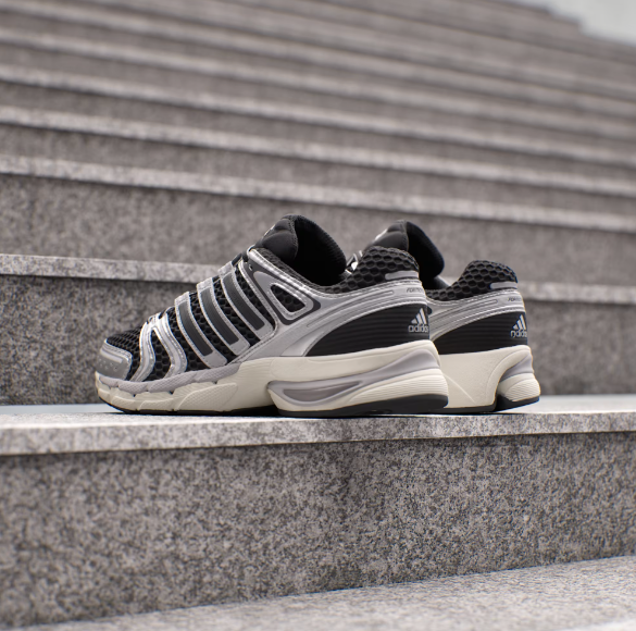Adidas Adistar Control 5 - Core Black / Silver Metallic / Grey One - Stencil