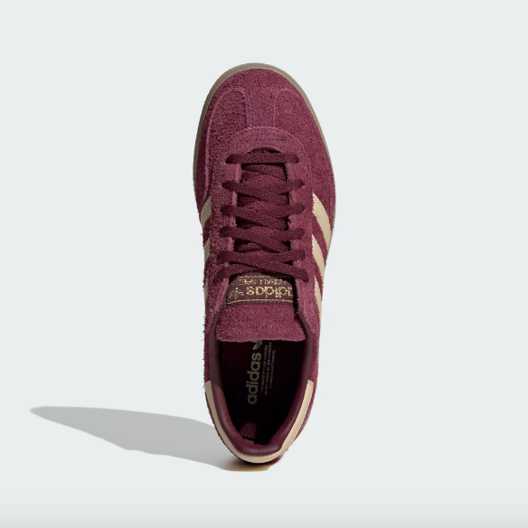 Adidas Women's Handball Spezial - Maroon / Warm Vanilla / Gold Metallic