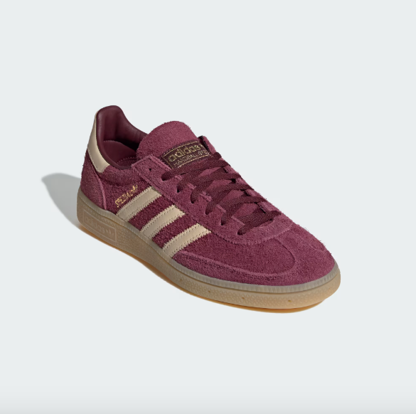 Adidas Women's Handball Spezial - Maroon / Warm Vanilla / Gold Metallic