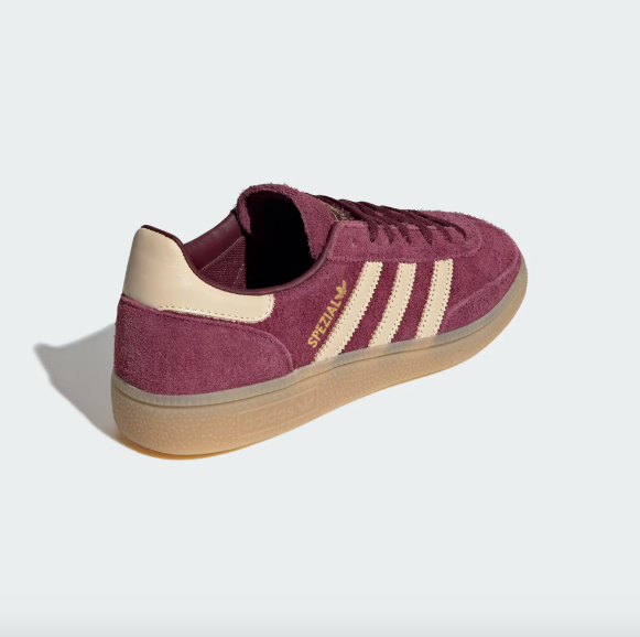 Adidas Women's Handball Spezial - Maroon / Warm Vanilla / Gold Metallic